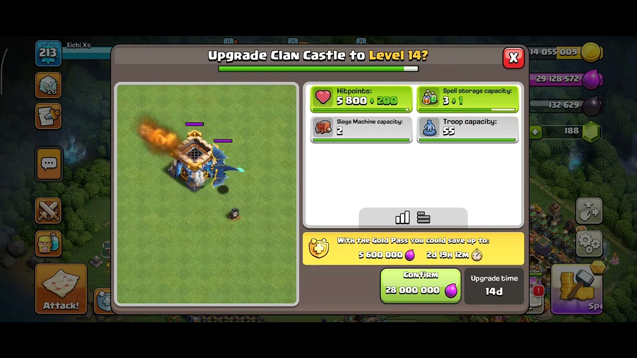 Clan Castle level 14