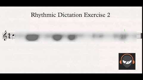 Rhythmic Dictation Ex 2: 3 Bars in 4/4