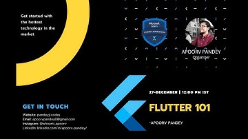 Flutter101 - Getting Started with Flutter | Livestream