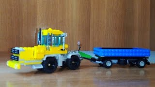 LEGO MOC Кировец к-700 с прицепом #LEGO #ютубер18 #moc #легосамоделка #трактор #к700