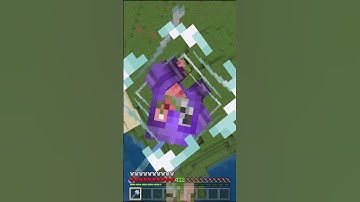 Riptide Tridents Are BROKEN In Minecraft Bedrock! MCPE #shorts