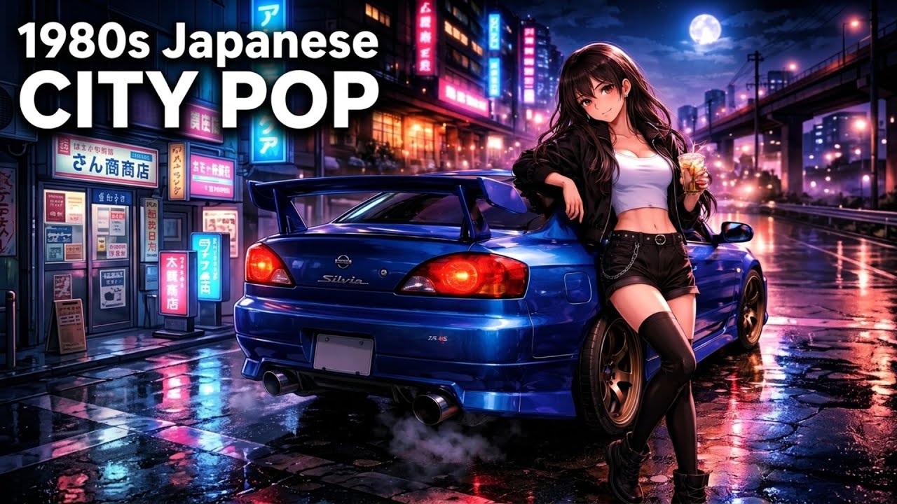 80s シティポップ】Neon Tears Under Tokyo Sky | Nostalgic Drive vol