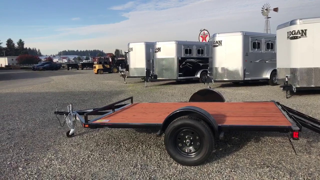 2019 Iron Eagle 6.5X10 ATV Trailer YouTube