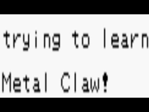 Pokemon Red NormalHard   Charmander is trying to learn Metal Claw