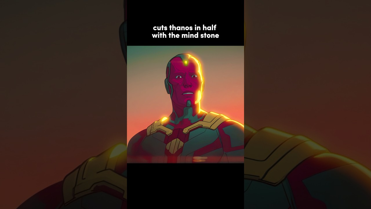 vision was in survival mode in infinity war #shorts