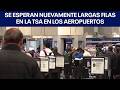 Se esperan nuevamente largas filas en la TSA en los aeropuertos | FOX 7 Español