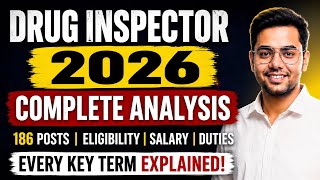 UPSC Drug Inspector 2026 Complete Notification Explained | Eligibility, Salary and Duties| Vyasa IAS