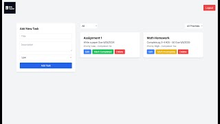Task Tracker Live Demo