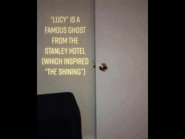 "Lucy" from the Stanley Hotel (inspiration for "The Shining")