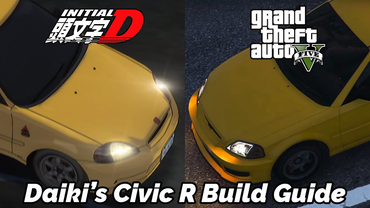 Initial D Gta Build Guide Daiki S Civic R Ek9 Youtube