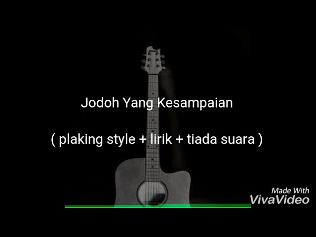 Jodoh Yang Kesampaian - ROLLBAD (KARAOKE GITAR COVER) class=