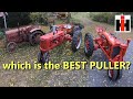 the OLD FARMALLS go head-to-head pulling the manure spreader: F-20, H, and 10-20. which will win?
