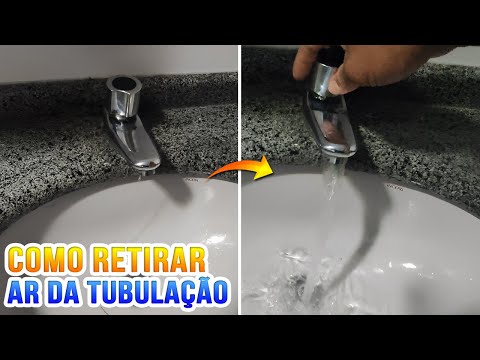 COMO RETIRAR AR DA TUBULAÇÃO DE ÁGUA, AR NA TUBULAÇÃO COMO RESOLVER SIMPLES E RÁPIDO