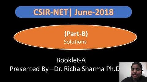 CSIR-NET-June-2018| Physical Science | Part-B | Solution | (2 of 3)