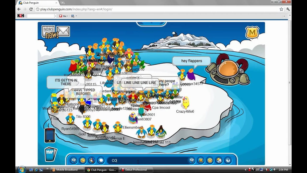 CLUB PENGUIN ICEBERG FULL YouTube