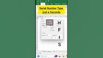 👉Serial Number in excel | Automatic serial Number in Excel #serialnumber #handnumbered