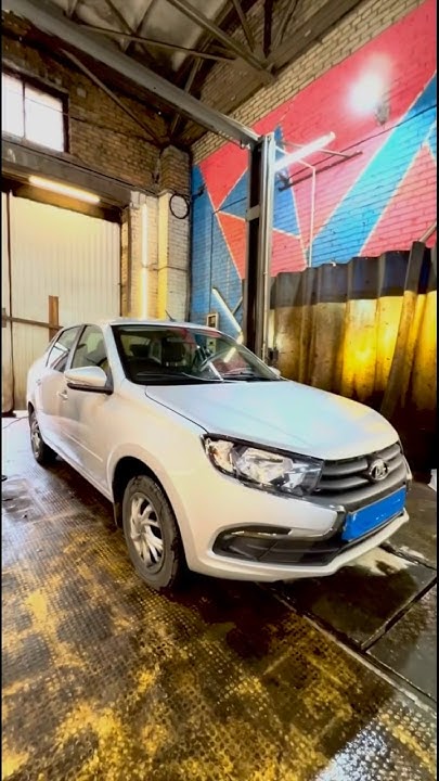 Переделываем антикор за дилером. Антикор Lada Granta #lada #granta # ...
