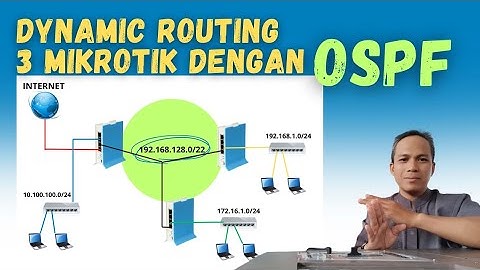 Konfigurasi Routing OSPF 3 Router Mikrotik