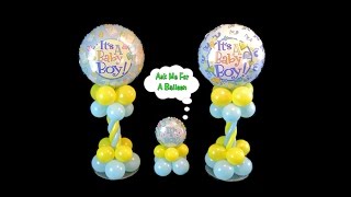 Baby Shower Balloon Centerpieces - Video Tutorial