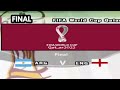 eFootBall PES 23 | ARGENTINA VS ENGLAND | FIFA WORLD CUP QATAR 2022 | FINAL | PS2 GAMEPLAY