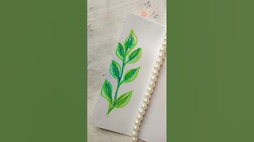 Greeny Leaves Border Design 🌿#easy#border#design#foryou#new#shorts#highlights#art#diy#viralvideo#wow