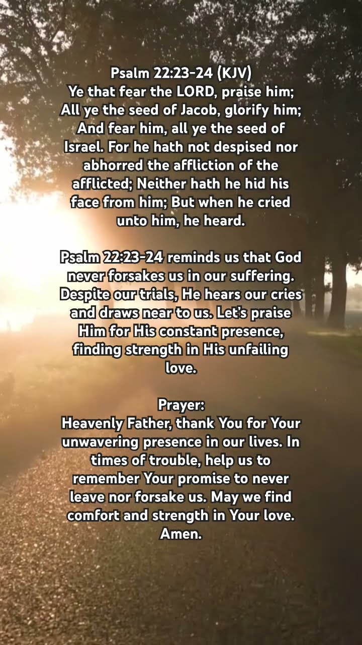 Encountering God s Constant Presence Meditating On Psalm 22 23 Encountering God s Constant Presence Meditating On Psalm 22 23