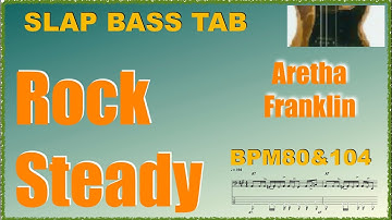 ROCKSTEADY [bass cover] bpm104&80 with tab/ken smith bass