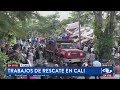 Imágenes de un milagroso rescate: una madre y su bebé lograron salir con vida de los escombros