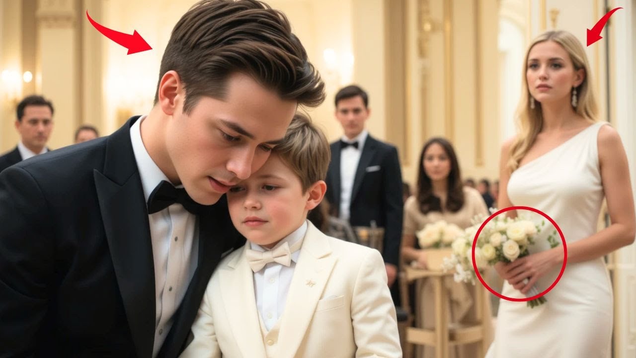 Millonario listo para casarse, pero su hijo confesó algo que detuvo la boda al instante