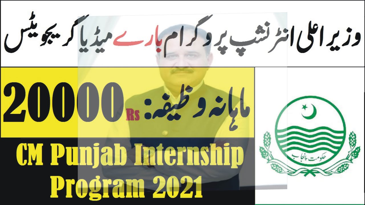 CM Punjab Internship Program 2021-2022 Apply Online Internship Program