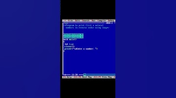 C Program to print first n natural numbers in reverse order using loop