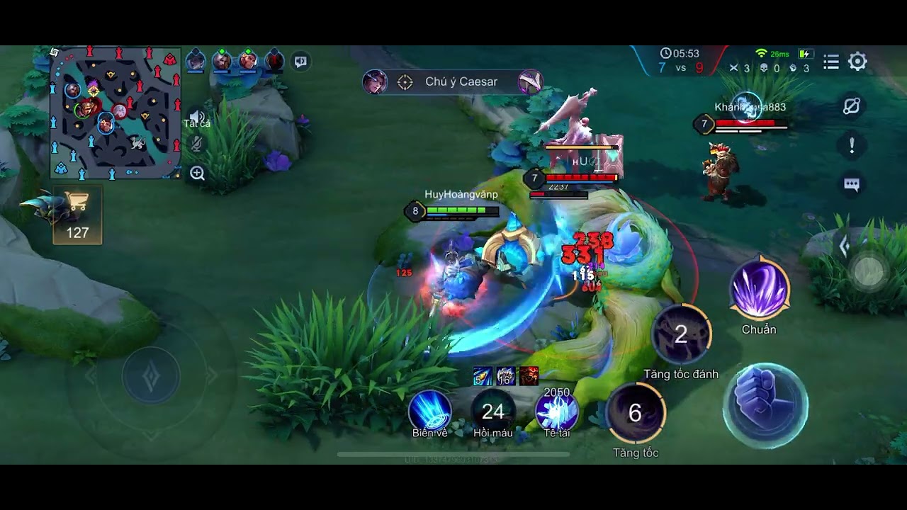 Liên quân - Triệu vân còng lưng không gánh nổi team afk