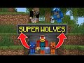 Minecraft Manhunt, But There Are Super Wolves...