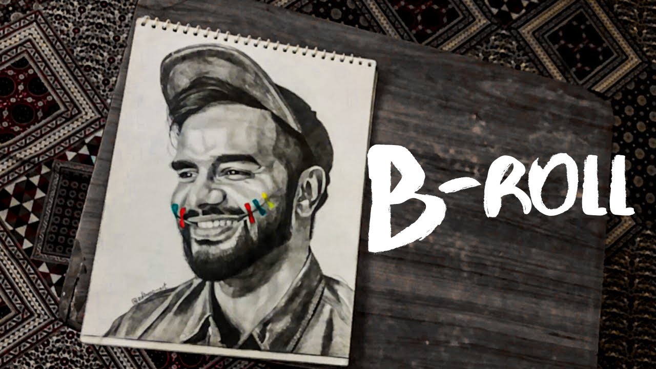 Epic B-roll of sketching