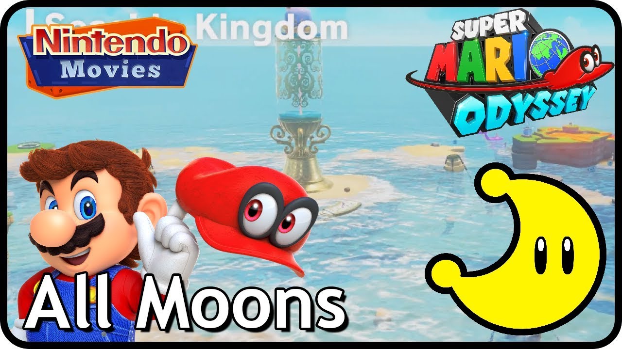 Seaside Kingdom: Power Moons 1-20 - Super Mario Odyssey Walkthrough - Mario  Party Legacy