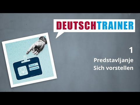 Njemački za početnike (A1/A2) | Deutschtrainer: Predstavljanje