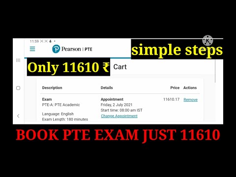 How to book pte exam