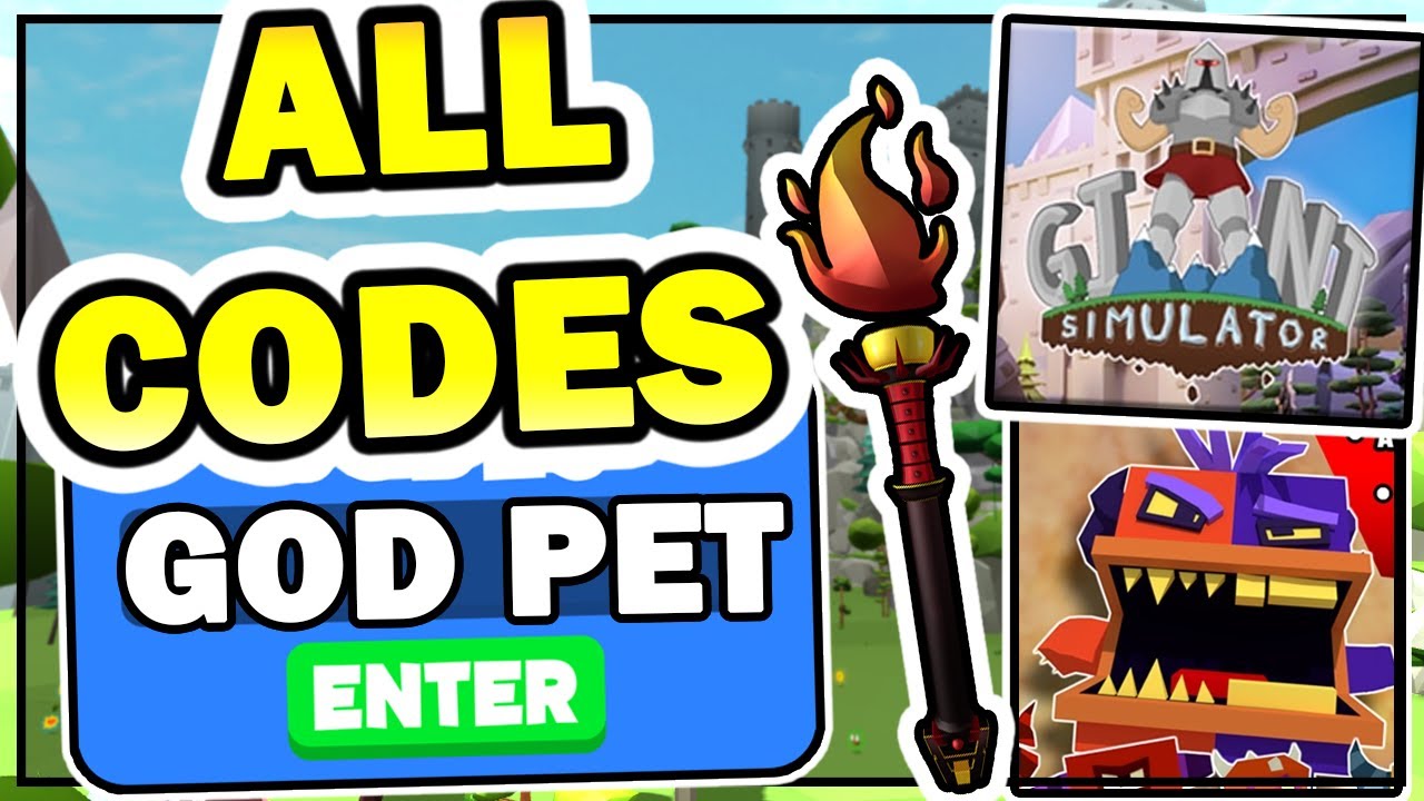 NEW GIANT SIMULATOR CODES OP PETS All New Giant Simulator Codes Roblox 2020 YouTube