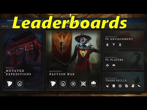 Leaderboards - News  New World - Open World MMO PC Game