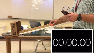 01 - DVA - 04 - Kinematics - Ball Rolling Down the Ramp Lab