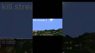 kill streak 6 #arua #funny #minecraft #short #cool #gigachad #sigma