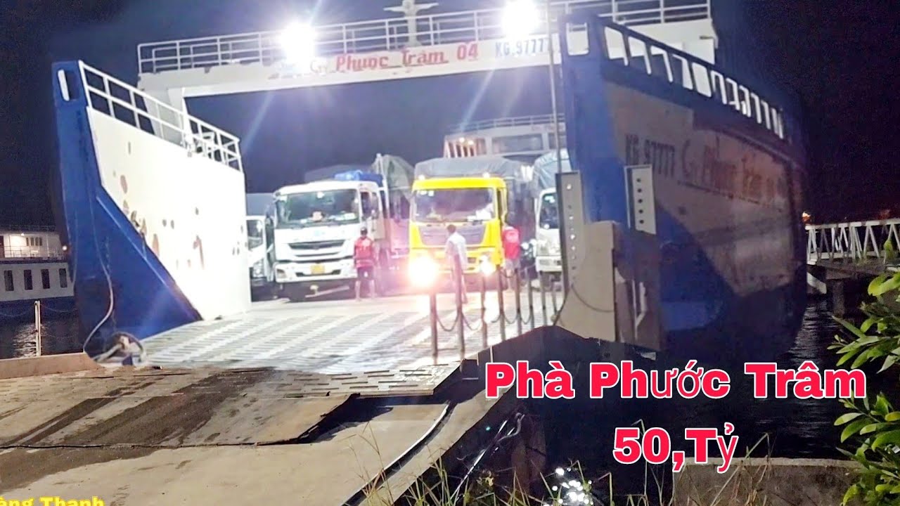 Đi Thử Phà Phước Trâm 50 Tỷ, Chở Gần 40 Xe Tải Đi Phú Quốc
