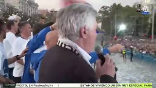 Carlo Ancelotti Sings to Real Madrid's Fans