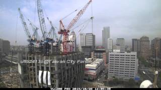 南山廣場塔吊爬升縮時_20151028