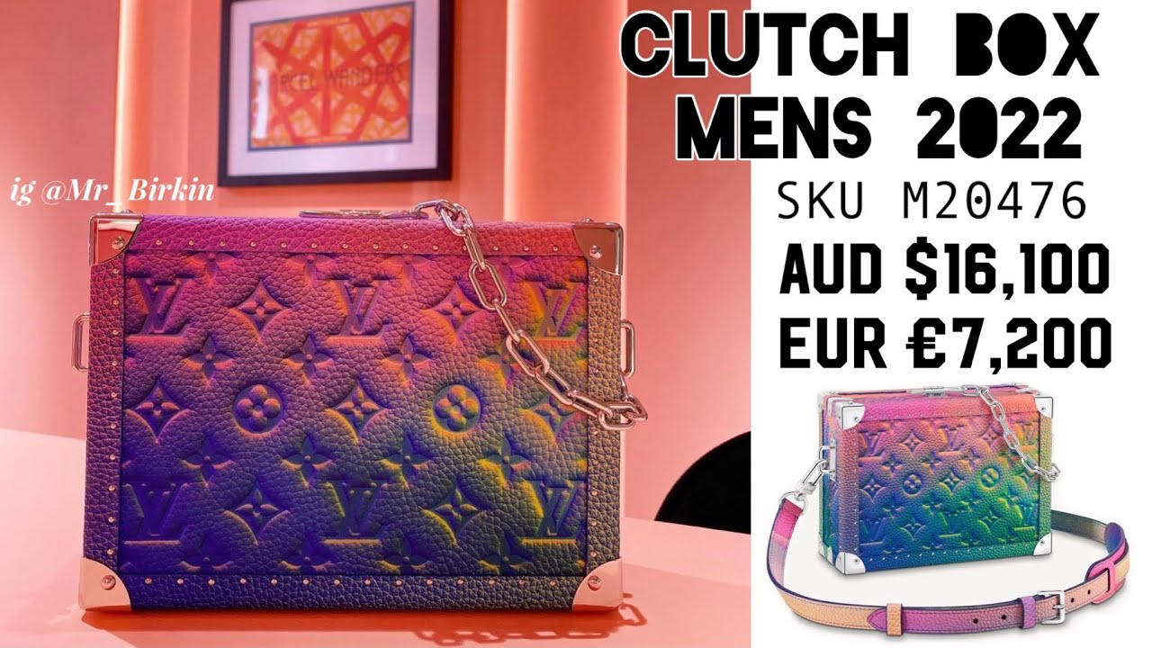 Closer look at the Louis Vuitton FW19 Clutch Box Bag