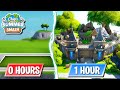Yung Chip gave me ONE HOUR to build a CASTLE in Fortnite Creative!