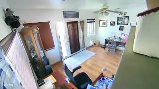 Am earthquake that hit ridgecrest, california is caught on a home
security camera.