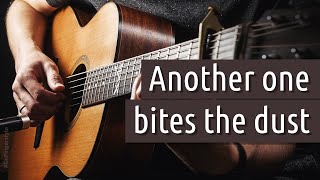 PDF Sample Another one bites the dust guitar tab & chords by Queen GoFingerstyle.