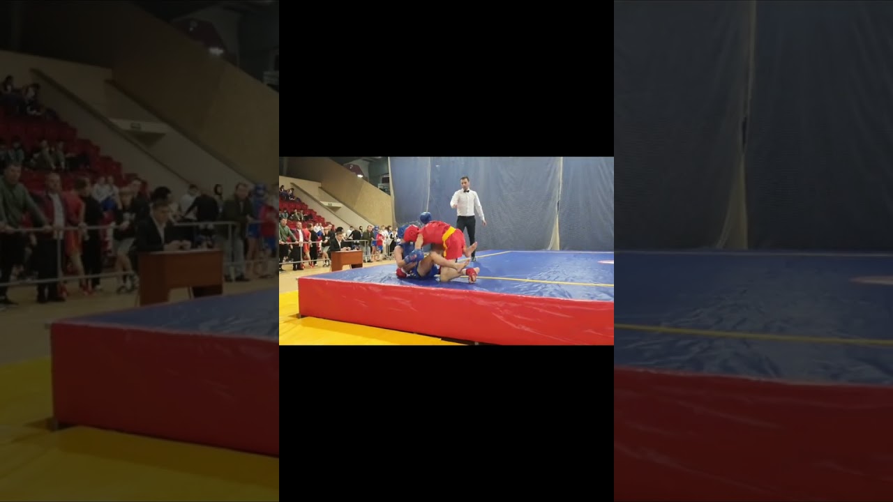 Ушу-саньда, Дима Потапов кр.1/4, Всероссийский турнир кубок Белогорья, г Старый Оскол, 10.2023г