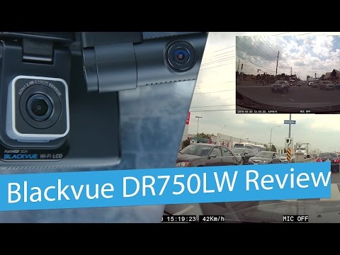 BlackVue DR750LW-2CH DashCam Review - Touchscreen Display